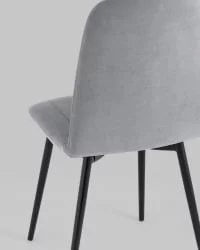 Стул Еасй велюр Серый / Easy